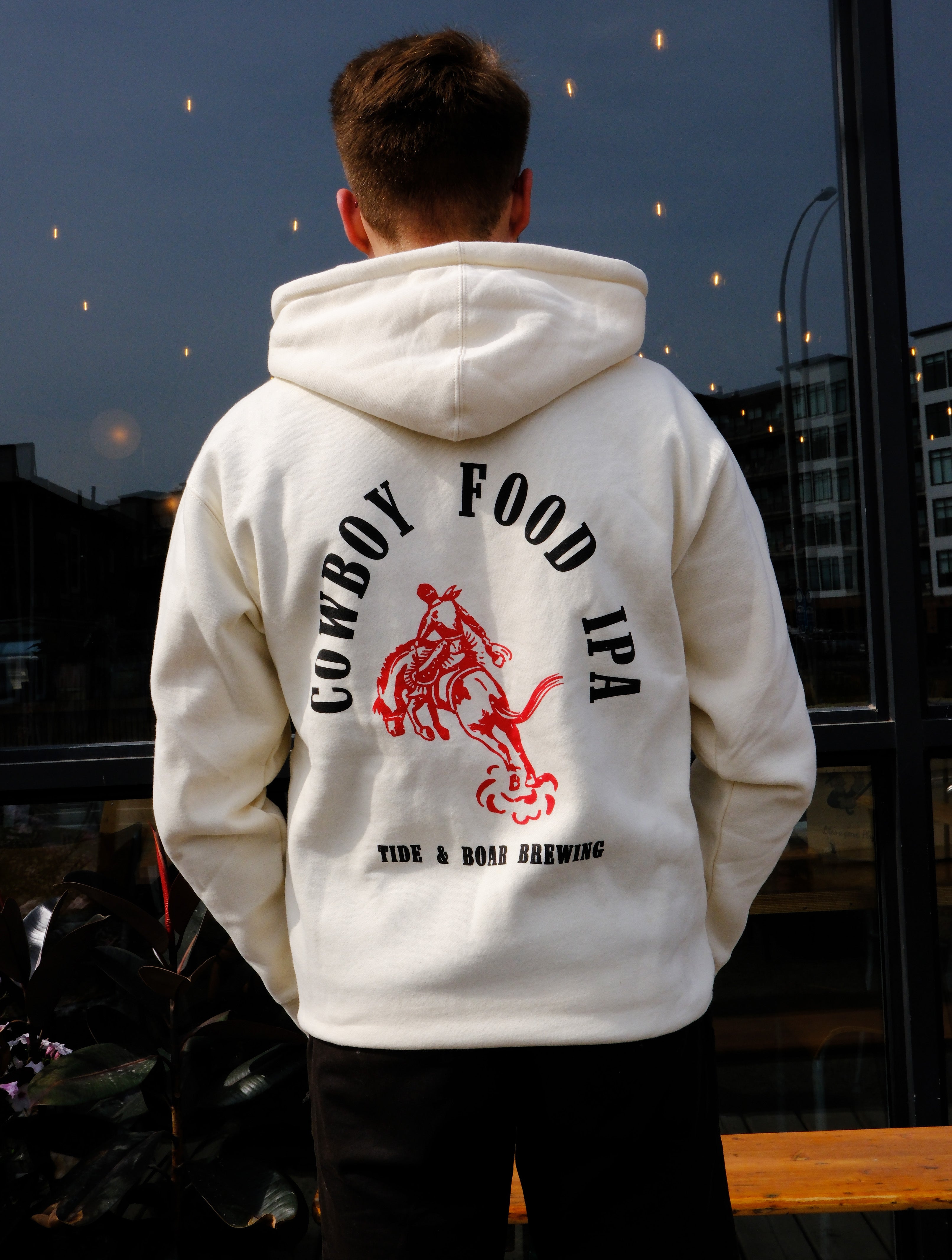 Cowboy Food IPA Hoodie Black
