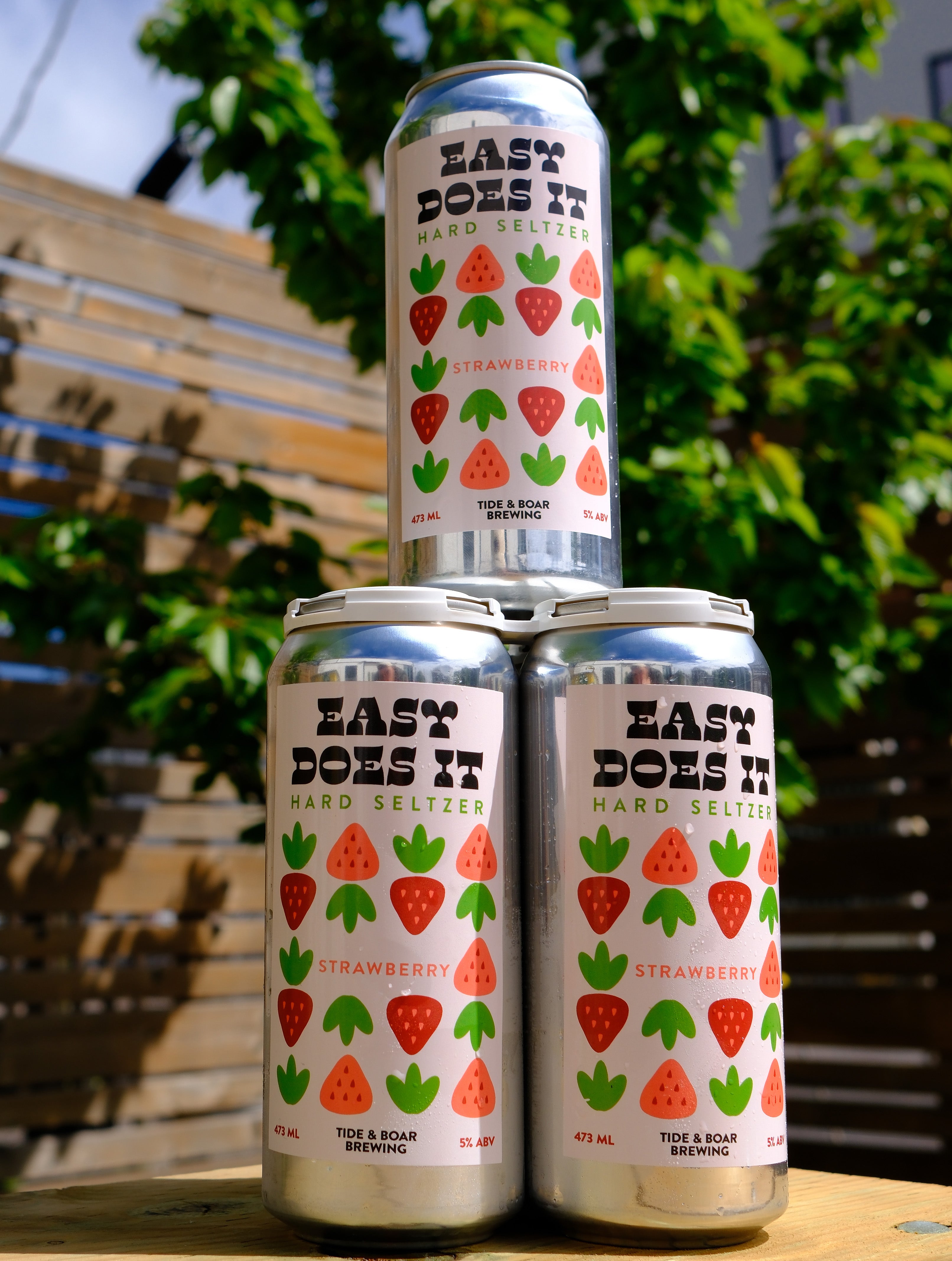 Easy Does it Strawberry Seltzer